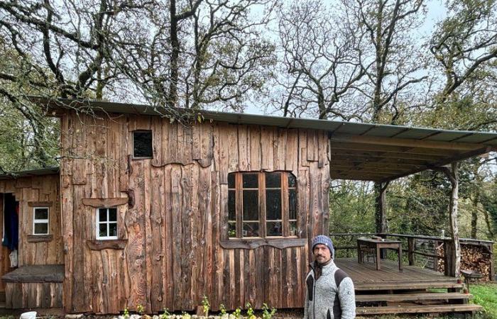 Témoignage. Il vit dans une cabane autonome en pleine nature