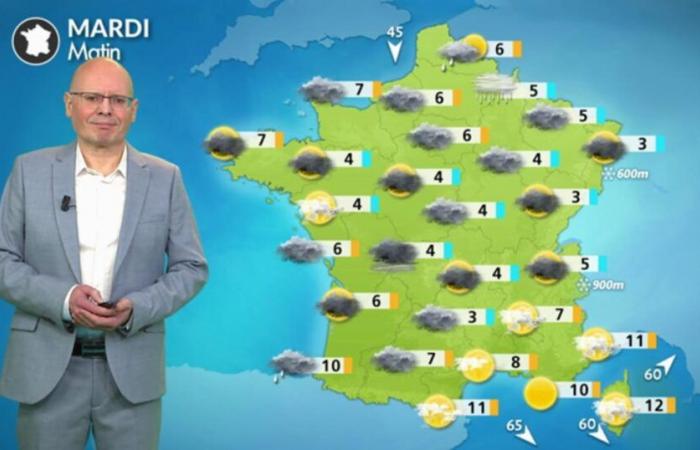 Météo du mardi 3 décembre : beaucoup de gris