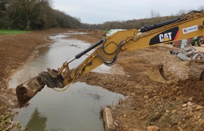 Taxenne. La Vèze d’Ougney a été aménagée pour réduire les inondations