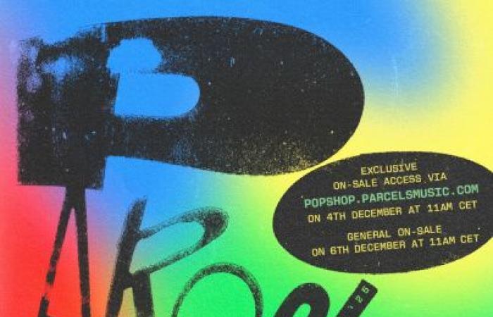 Parcels en concert à l’Accor Arena de Paris en octobre 2025