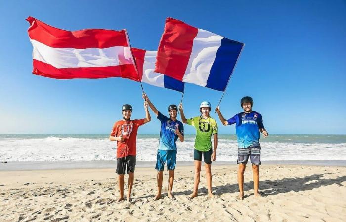 Briochin Axel Gérard vice-champion du monde de Surf-Freestyle