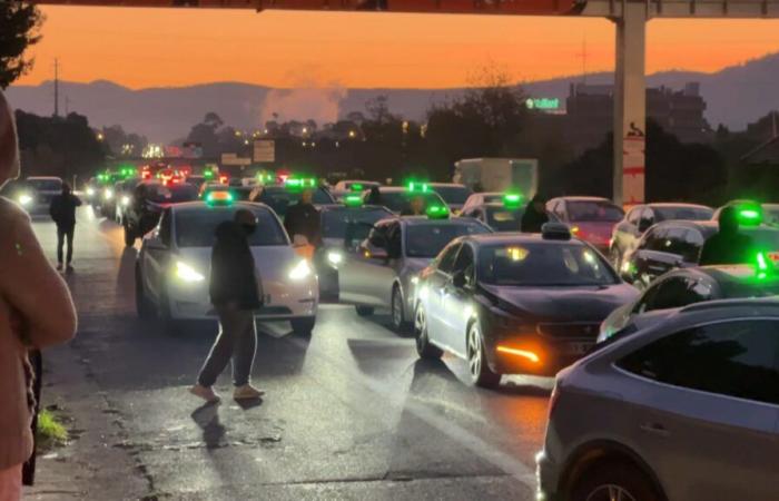 Des dizaines d’automobilistes manifestent autour de Marseille, la circulation perturbée