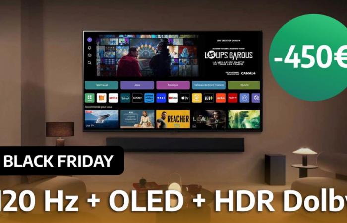 Le meilleur rapport qualité/prix des téléviseurs OLED 4K de 2024 est en promotion à -450€ à la fin du Black Friday