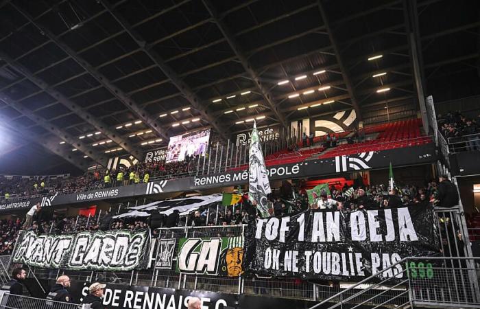 2 supporters se sont retrouvés au commissariat de Rennes