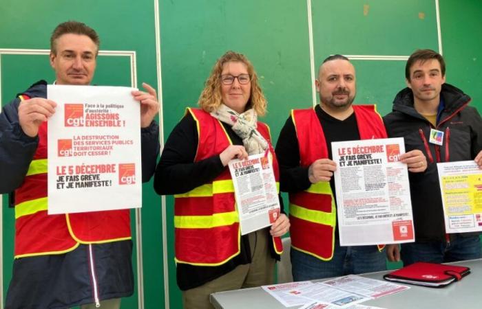 L’intersyndicale appelle à manifester ce jeudi 5 décembre devant la préfecture de l’Oise à Beauvais