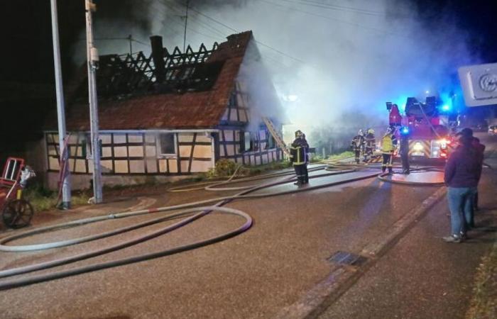 Une maison prend feu à cause d’un poêle à bois, un homme évacué