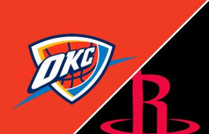 Rockets 119-116 Thunder (1er décembre 2024) Récapitulatif du match