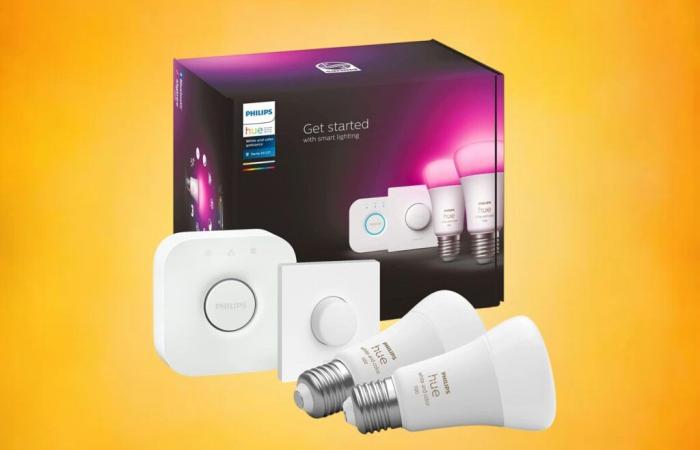 Les lampes connectées Philips Hue à moitié prix pour le Cyber ​​Monday !