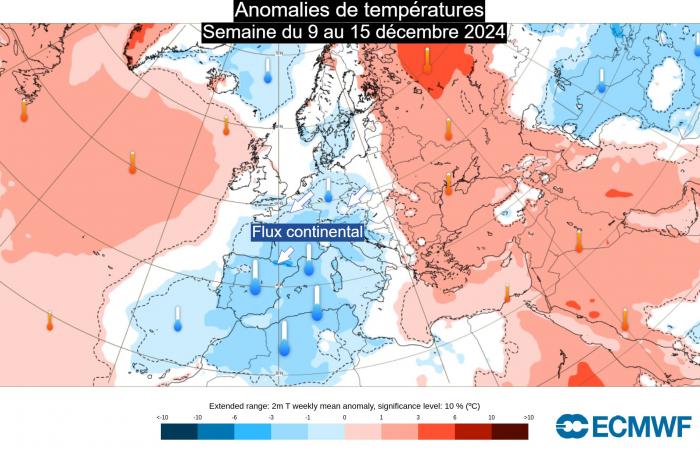 Retour du froid en fin de semaine en France ? 02/12/2024