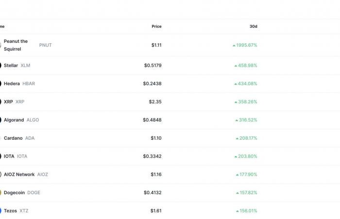 Une explosion en décembre pour les altcoins ? – Les cryptos à surveiller