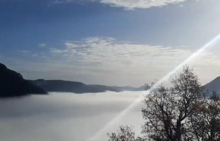 VIDÉO – La Lozère la tête dans les nuages