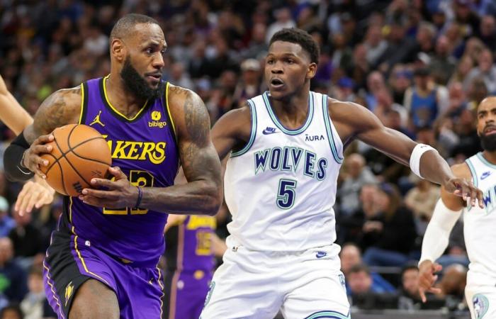 Regardez les Lakers de Los Angeles contre les Timberwolves du Minnesota en direct et gratuitement