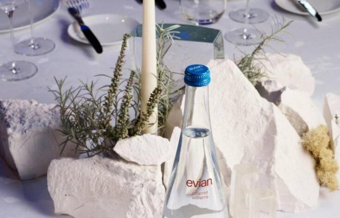 Jean Imbert imagine une expérience gastronomique unique pour le lancement de la bouteille Evian x Pharrell Williams