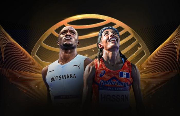 Letsile Tebogo et Sifan Hassan remportent le prix des athlètes de l’année