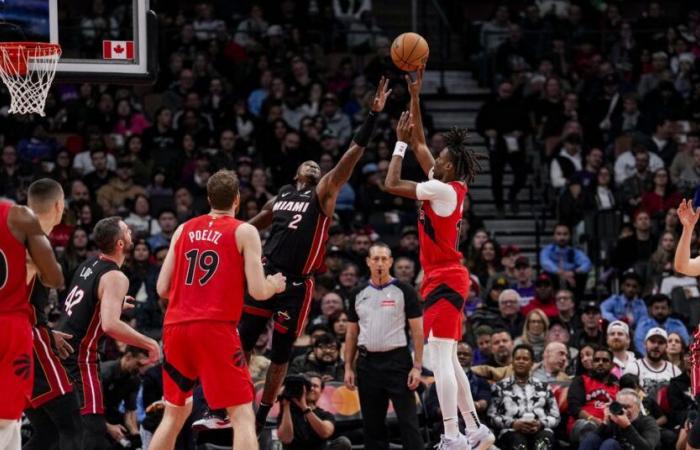 Les Raptors reprennent un match contre le Heat à domicile 119-116