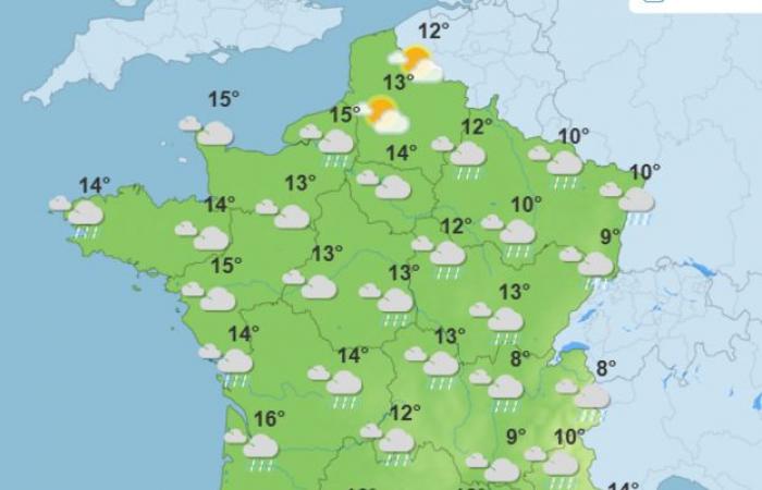 Météo de la semaine : un défilé de perturbations au programme début décembre () : Prévisions à 7 jours