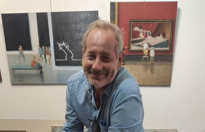 Le peintre toulousain Thomas Bossard expose pendant une semaine à la Galerie des Carmes