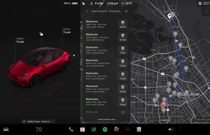 Tesla annonce sa mise à jour de fin d’année, avec une application watchOS et bien d’autres nouveautés