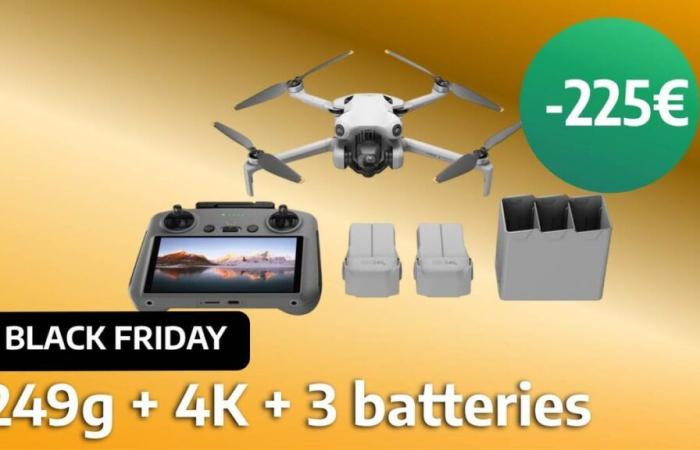 Le Cyber ​​​​Monday veut battre le Black Friday et baisse le prix du DJI Mini 4 Pro, l’un des meilleurs drones