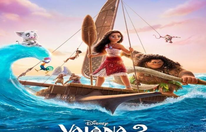 Le dessin animé Moana 2 est en tête du box-office américain