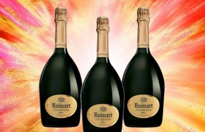 ce lot de champagne Ruinart R de Ruinart Brut est à se procurer rapidement