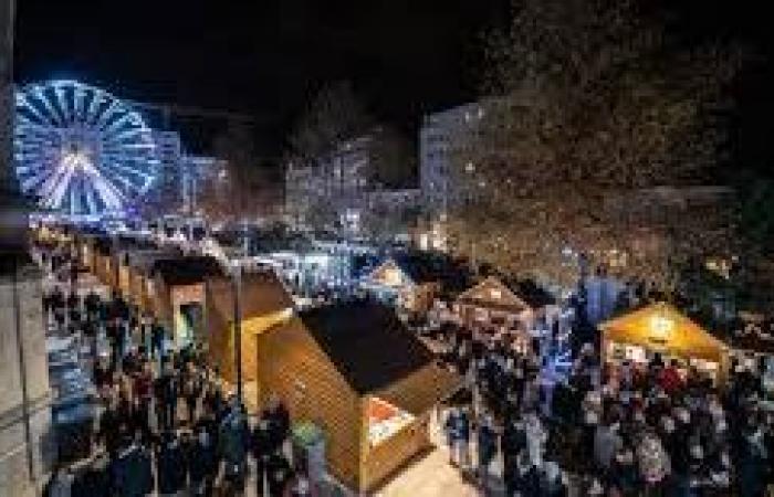 En direct du marché de Noël de Valence.