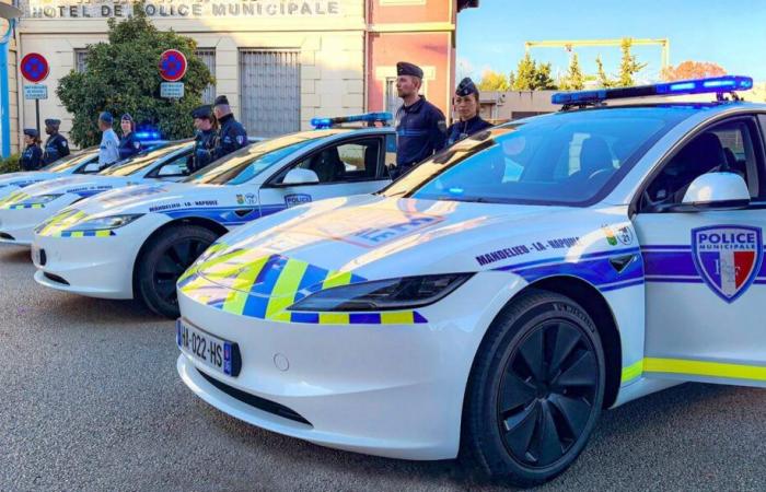 A Mandelieu, la police municipale devient la première en France à s’équiper d’une flotte de Tesla