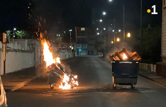 PHOTOS. La nuit a été agitée à Fort-de-France, la circulation a été perturbée sur l’avenue Maurice Bishop