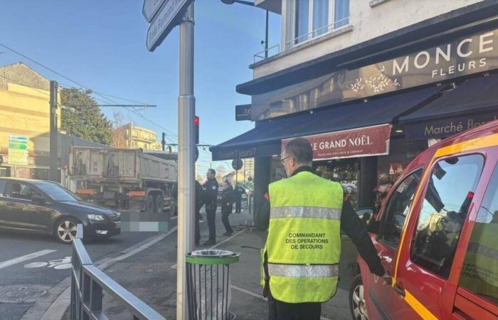 la victime était dans l’angle mort du camion