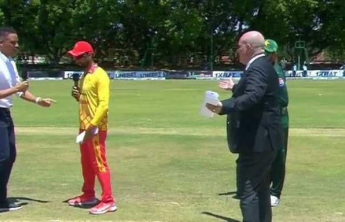 Le Zimbabwe remporte le tirage au sort et choisit de frapper en premier lors du deuxième T20I contre le Pakistan