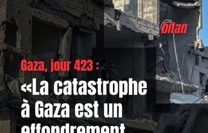 « La catastrophe à Gaza est un effondrement de notre humanité commune »