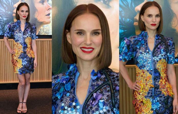 Natalie Portman fait mouche en mini-robe Schiaparelli pour « Lady in the Lake »