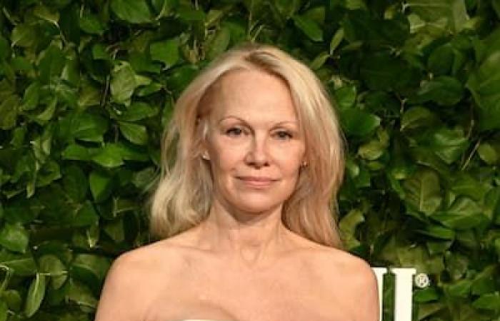 Magnifique sans maquillage, Pamela Anderson fait sensation aux Gotham Awards