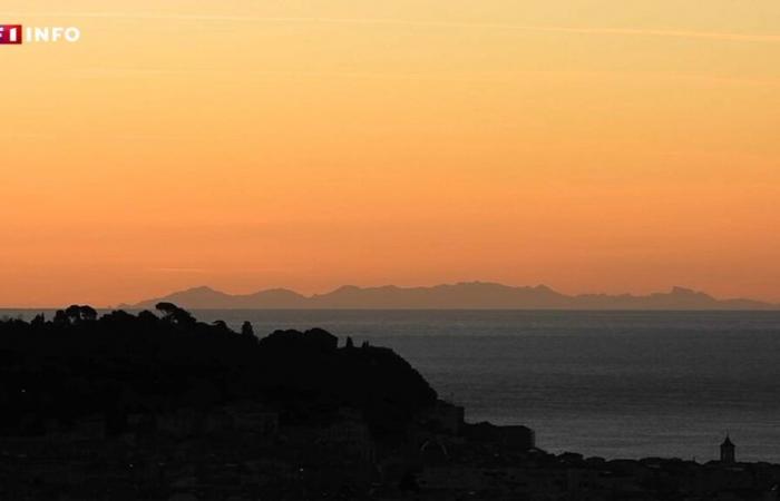 La Corse visible depuis Nice, un spectacle qui ne se produit que sous plusieurs conditions