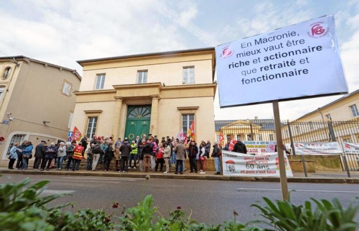 75 retraités ont manifesté pour l’indexation de leurs retraites mardi 3 décembre