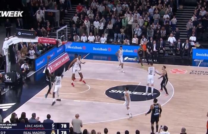 le panier gagnant de Villeurbanne Paris Lee au buzzer contre le Real en vidéo