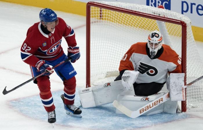 un premier match officiel avec les Canadiens de Montréal contre les Islanders de New York pour Patrik Laine