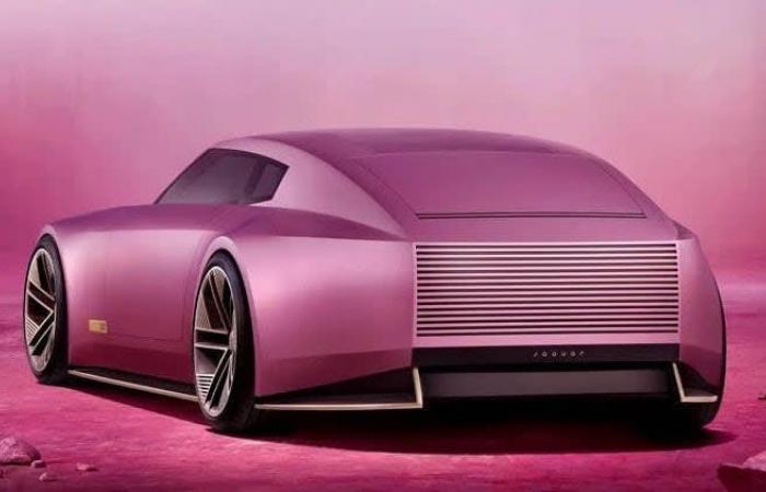 La voiture électrique « Barbie rose » de Jaguar divulguée en ligne