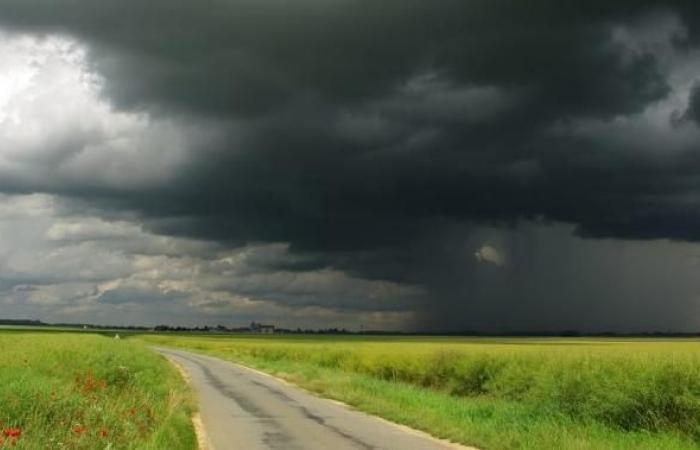 Nuages ​​bas assez denses avec formations brumeuses