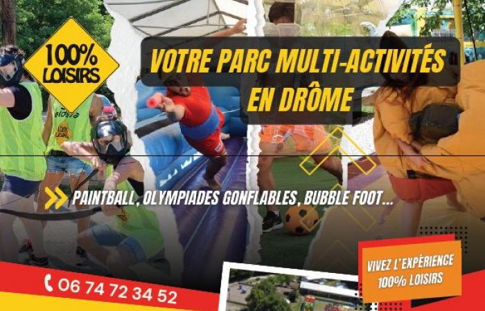 100% LOISIRS – LE MUTLTI PARK ACTIVITÉS INCONTOURNABLES DANS NOS DEUX DÉPARTEMENTS – QUARTIER FOOTBALL DRÔME-ARDÈCHE