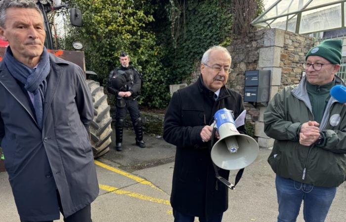 les agriculteurs de la FDSEA et des JA expriment leur désaccord