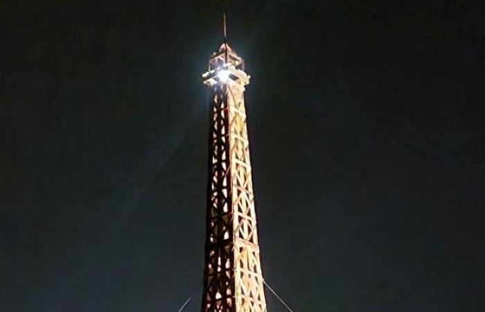 Une tour Eiffel en bois illuminera cette ville de Loire-Atlantique pendant une semaine