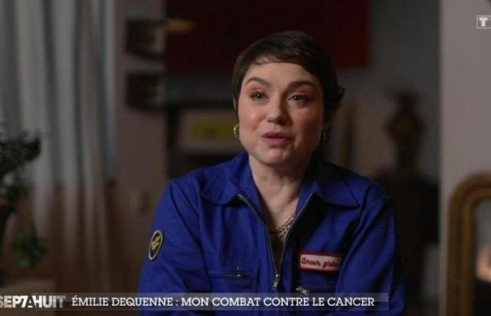 Emilie Dequenne revient dans la lutte contre son cancer