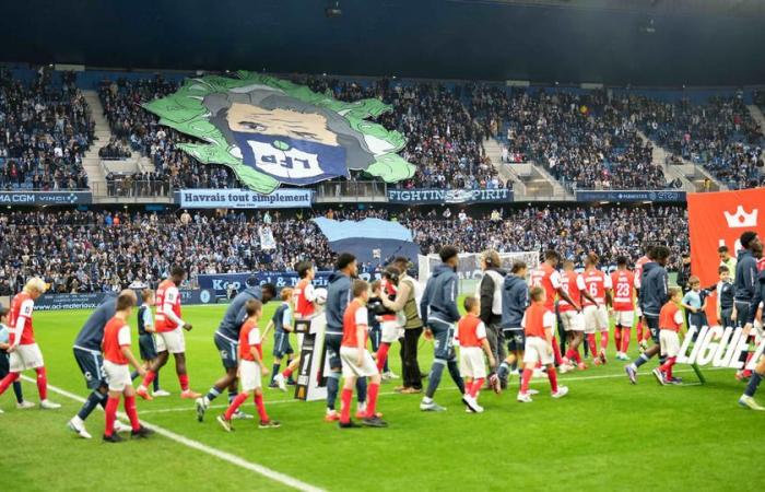 un supporter du Havre de 6 ans banni du stade