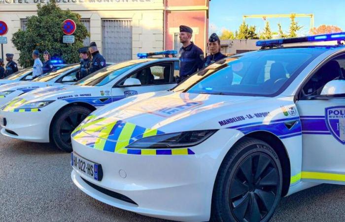 Boudée par les constructeurs automobiles français, Mandelieu-la-Napoule équipe sa police municipale de quatre Tesla