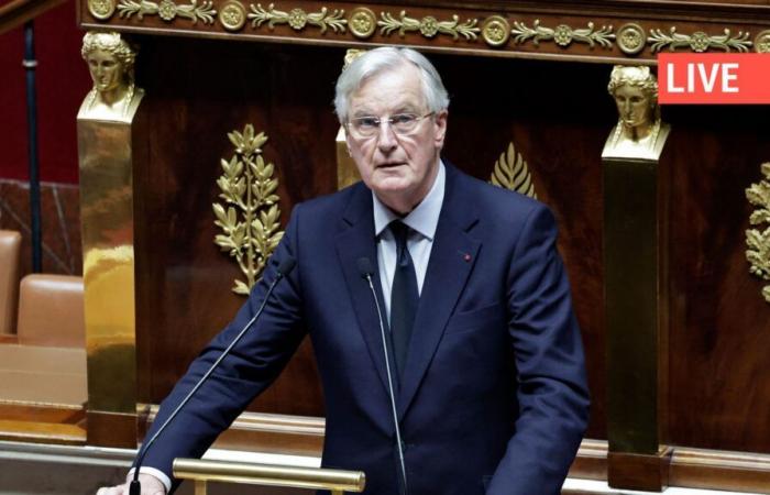 l’Assemblée nationale française examine des motions de censure contre Michel Barnier