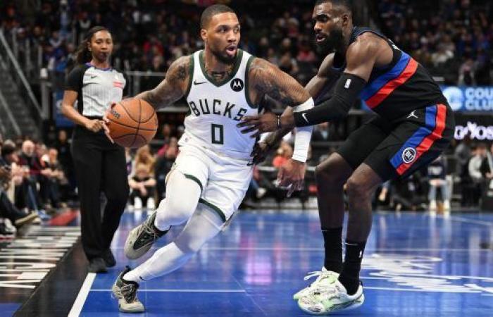 Les Bucks font exploser les Pistons et continuent en NBA Cup