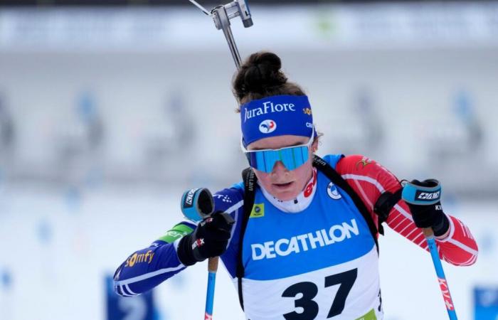 Lou Jeanmonnot remporte l’individuel lors de l’étape de Coupe du monde de Kontiolahti