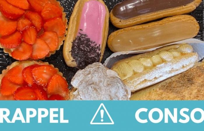 Tartes, fraises, tartelettes… plusieurs pâtisseries font l’objet d’un vaste rappel