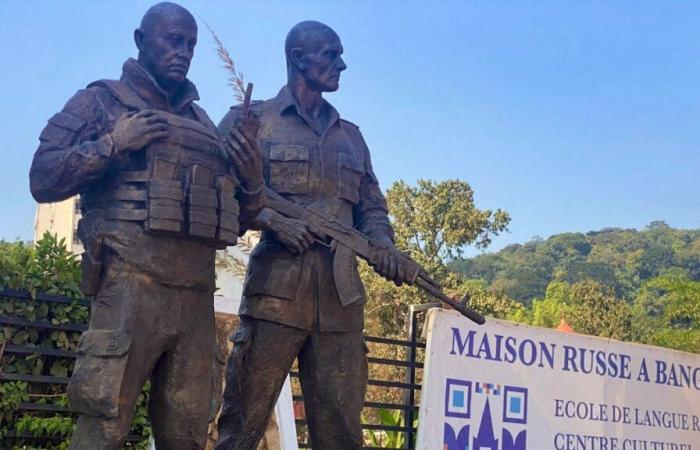 Une statue de l’ancien patron de Wagner, Evguéni Prigojine, inaugurée à Bangui